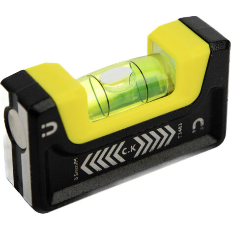 C.K  T3483 Taschenwasserwaage  mit Magnet 67 mm  0.5 mm/m