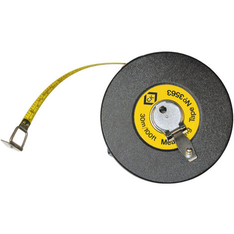 C.K  T3563 100 Maßband   30 m Stahl