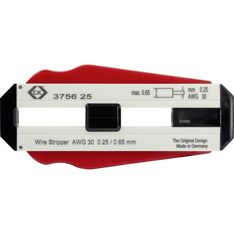 Dénudeur de fil C.K T3756 25 adapté pour Fils en PVC, Fils PTFE 0.25 mm (max)