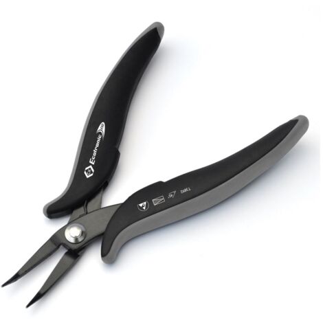 C.K T3892 ESD Spitzzange 45° gebogen 152 mm