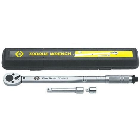 C.K T4463 T4463 Clé dynamométrique avec cliquet réversible 1/2" (12.5 mm) 42 - 210 Nm C51436