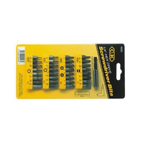 C.K T4527 Jeu de 8 embouts TX inviolables