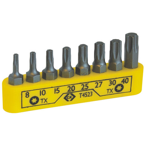 C.K  T4523 Bit-Set 8teilig Innen-Sechsrund (TX)