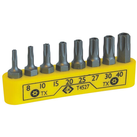 C.K T4527 T4527 Bit-Set 8teilig Sechsrund BO