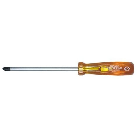 C.K. T4812 cacciavite a croce manico trasparente 80 mm