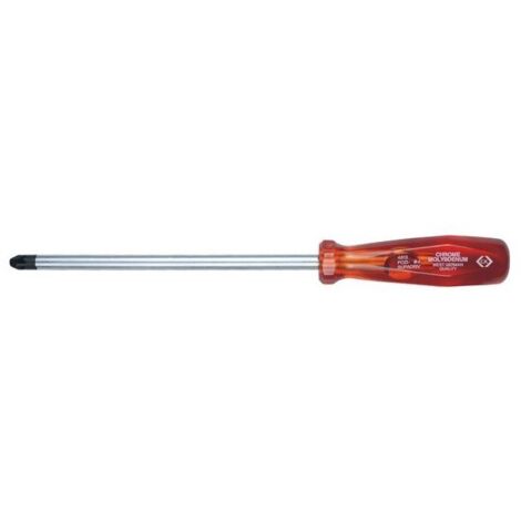 C.K T4813 2 Officina e meccanica Cacciavite a croce PZ 2 Lunghezza della lama: 100 mm DIN ISO 8764