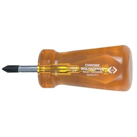 C.K T4815 1 Officina e meccanica Cacciavite a croce PH 1 Lunghezza della lama: 25 mm DIN ISO 8764