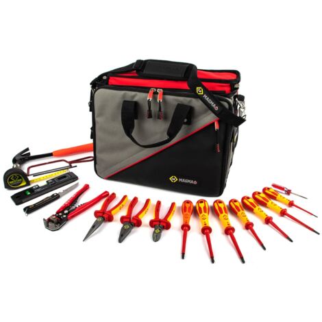 C.K T5982, Kit di utensili professionali, 18 pezzi, nero