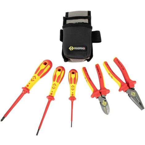 C.K Tools T5980 Kit di strumenti VDE multicolore 6 pezzi