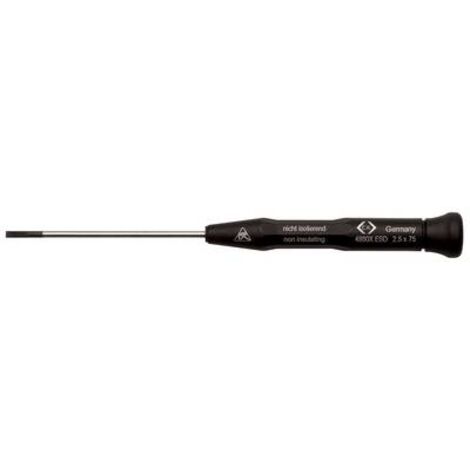 C.K Xonic ESD Cacciavite a taglio Larghezza della lama: 4 mm Lunghezza della lama: 150 mm DIN EN 61340-2