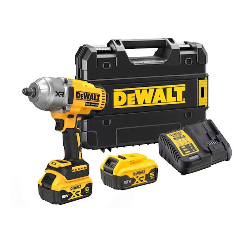 Boulonneuse ½” DEWALT XR 18V Brushless 1396 Nm 2 batteries 5.0 Ah chargeur DCF900P2T QW - vue 7