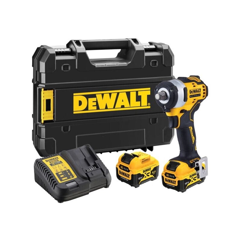 Dewalt - Boulonneuse à chocs ½" 339 Nm 12V DCF901P2T-QW avec coffret et 2 batteries 5,0 Ah