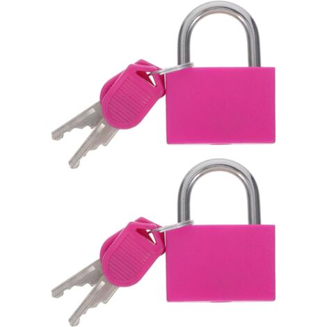 cl de 33 mm bo tier en plastique rose alliage de zinc