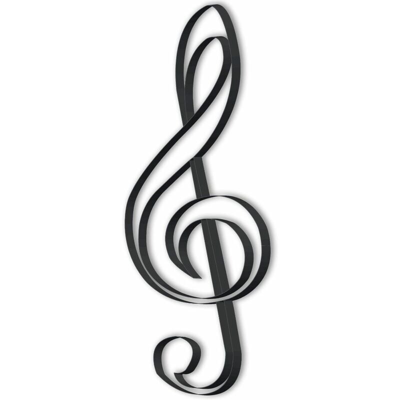 Clé de Sol décorative à fixer au mur