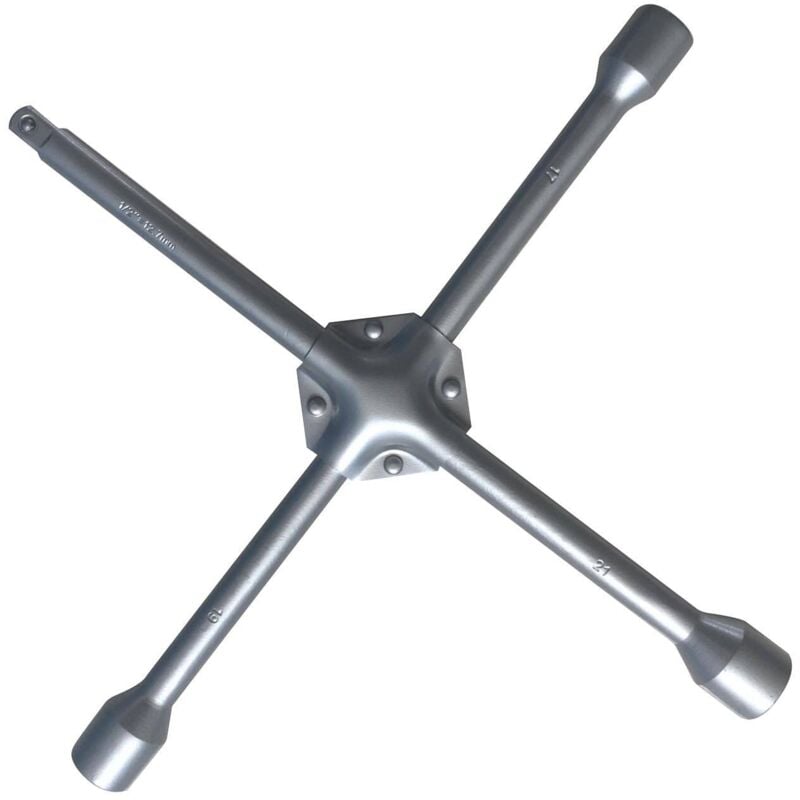 Clas - Clé en croix 1/2'-17-19-21mm l. 355mm CrV - om 0766BL Equipements