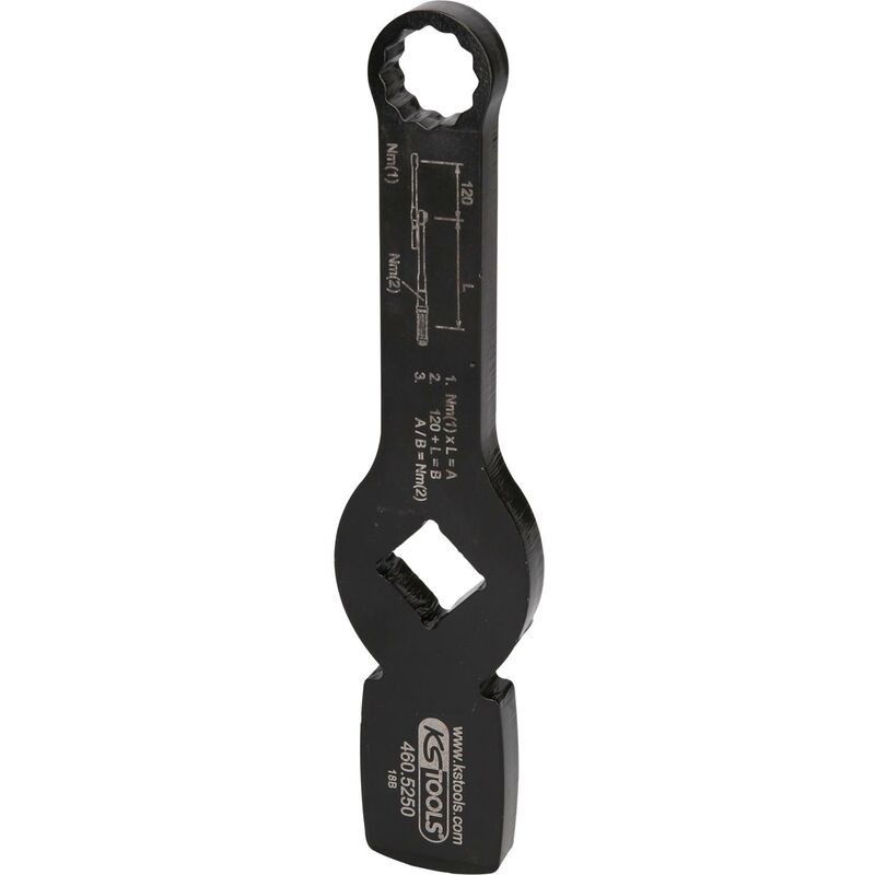 Kstools - Clé à chocs 3/4' à 12 pans avec 2 surfaces d&aposimpact, 19 mm