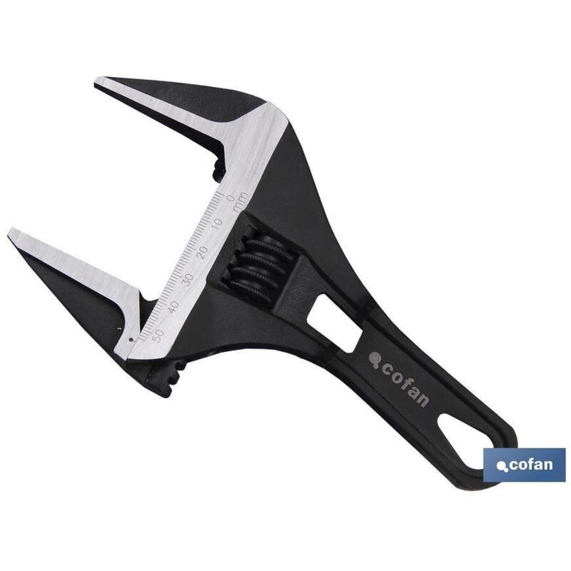 Clé à molette grande ouverture 12 courte