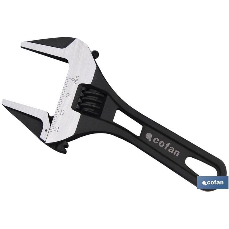 Cofan - Clé à molette grande ouverture 8 courte