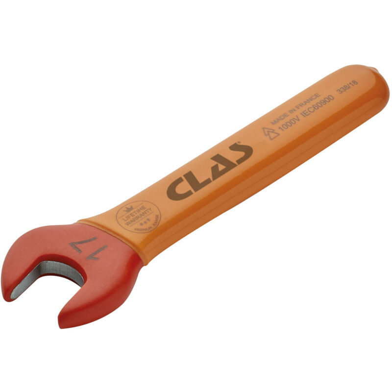 Clé plate 17mm isolée 1000V premium iec 60900 en Crv - oe 0517 Clas Equipements