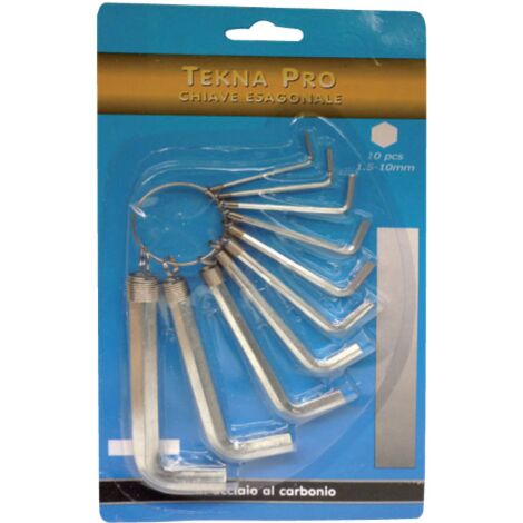 ClA s Allen hexagonales Tekna Pro series 10 avec anneau de 1,5 A  10 mm