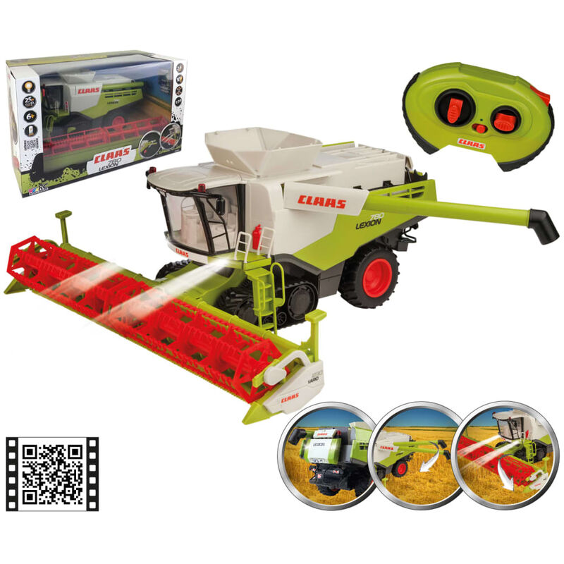 

Cosechadora teledirigida de juguete LEXION 780 1:20 - Blanco - Claas