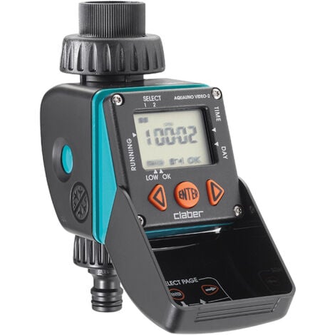 Claber Aquauno Video-2, programmateur arrosage automatique à une voie