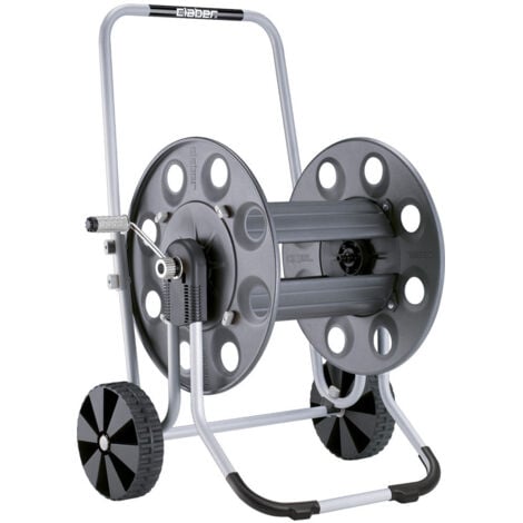 Claber Carrello Avvolgitubo Metal Gemini 8894 Gris Durable