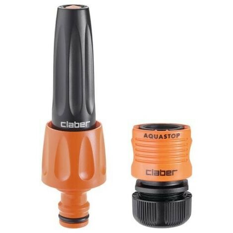 CLABER - SET CON LANCIA A SPRUZZO REGOLABILE E RACCORDO AUTOMATICO 1/2" 8800