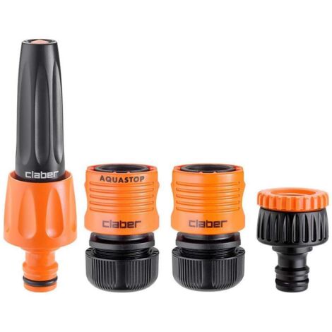 Claber set irrigazione starter kit 1/2 lancia 4 pezzi - Claber