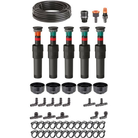 Claber Starter Kit Colibrì für unterirdischen Mikrobewässerungsanlage für Gärten von bis zu 50 m²