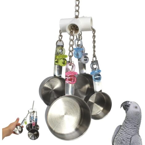 Clacker Bird Toy parrot cage toys cages african grey amazon conure cockatoo