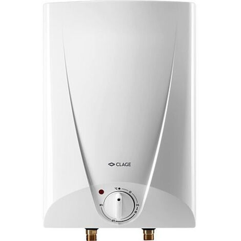 Clage – Chauffe-eau à accumulation 5 litres – Sans pression – Réglage température 35-85°C – Protection anti-gel – Cuve polypropylène