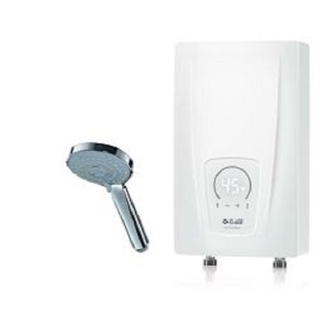 Clage – Chauffe-eau instantané 6,6/8,8 kW – Tension 230 V – Débit 2,9/3,8 l/min – Panneau de contrôle LCD – Installation facile