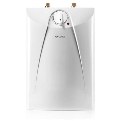 Clage – Chauffe-eau sous évier sans pression 5 litres – Cuve polypropylène – Température max 85°C – Protection anti-gel