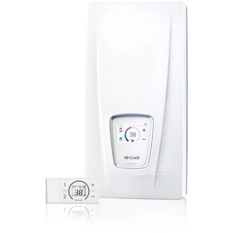 CLAGE DSX Touch Durchlauferhitzer 18-27kW 400V max. 9.2-13,8l/min einstellbar MPS mit Touch-Display, WLAN, IES und TTC