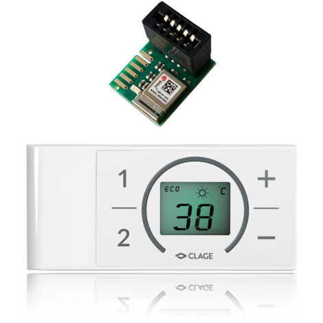 CLAGE FXS3 Bluetooth-Fernbedienung und Funkadapter Set für DSX Touch, DEX Next Durchlauferhitzer IP20