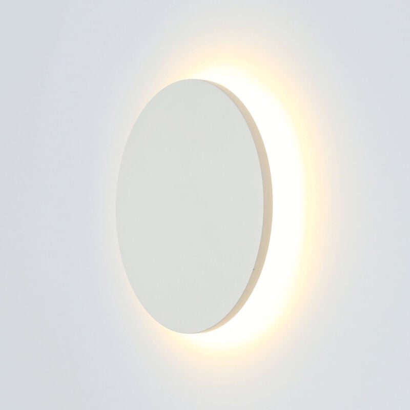 Éclairage mural moderne LED D18 cm compatible avec variateur - Lunar