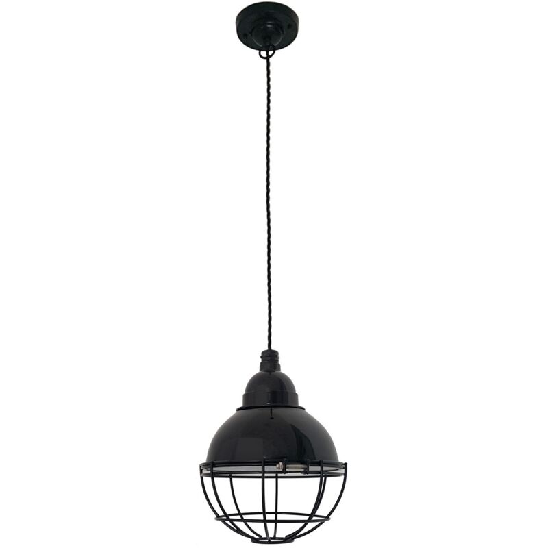 

CLAIRE Lámpara colgante 62802 - NEGRO BRILLO