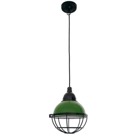 Claire Sospensione verde E27 15W Marca Faro