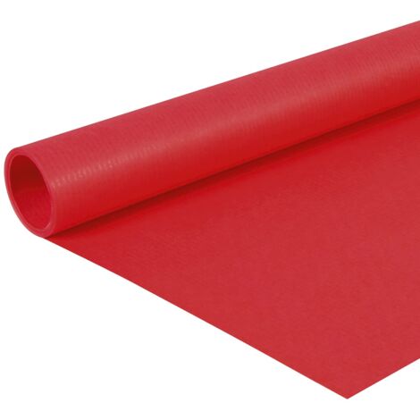 Clairefontaine 195706C Rotolo Kraft colorato, Rosso, - Dimensioni: 10x0,70m - 65g