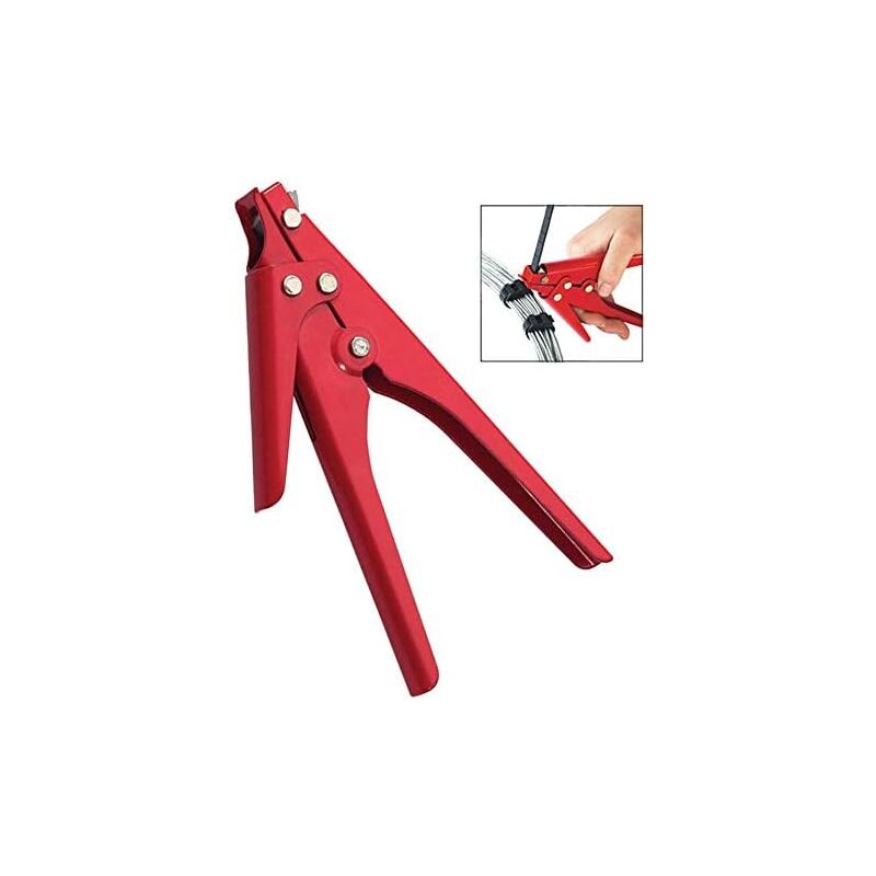 Memkey - Clamping and cutting pliers, tensioning tool, clamping pliers for cutting cable ties