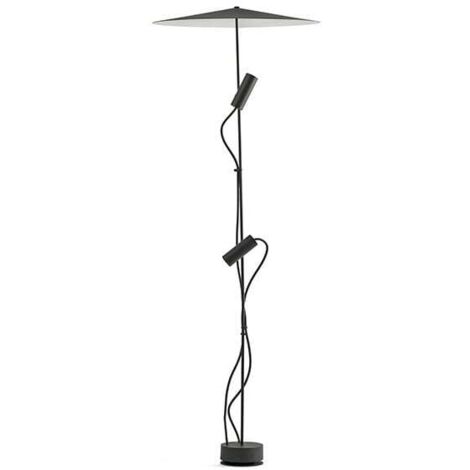 CLAP 1266 Baliza negra 2x6W 3000K 38º con pantalla 75705-233P