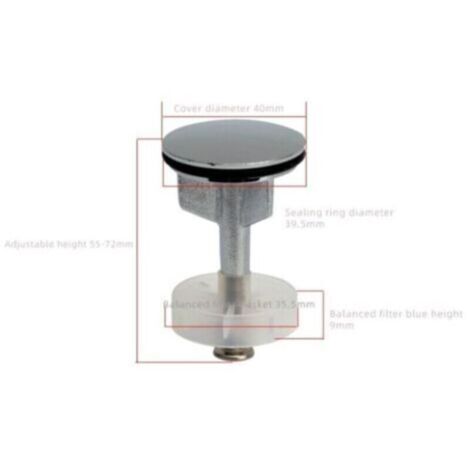 Clapet à ailettes pour bonde de lavabo Drain élévateur pour lavabo à poser Accessoires pour bouchons de vidange