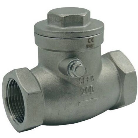 Clapet à battant inox 316 horizontal PN16 1/4''
