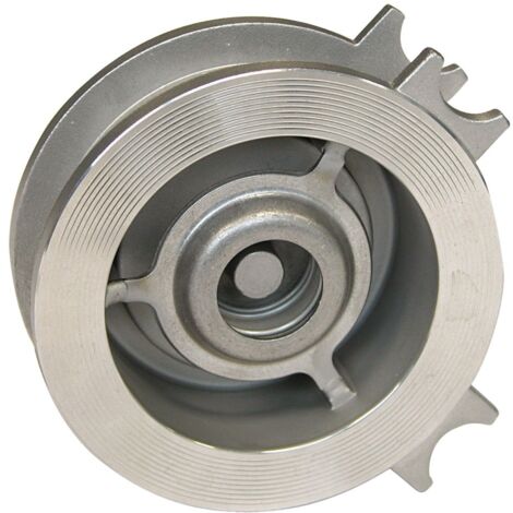 Clapet à disque inox 316l 3 pièces FF Sferaco 50x60