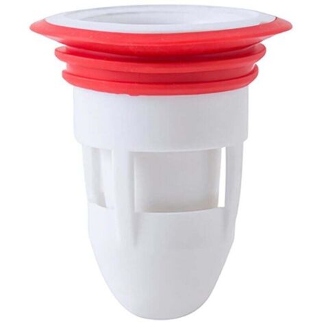 Clapet anti-refoulement de sol de douche, valve de vidange unidirectionnelle anti-odeur pour cuisine et salle de bain (blanc)