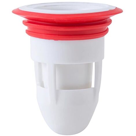 Clapet anti-refoulement de sol de douche, valve de vidange unidirectionnelle anti-odeur pour cuisine et salle de bain (blanc)