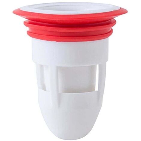 Clapet anti-refoulement de sol de douche, valve de vidange unidirectionnelle anti-odeur pour cuisine et salle de bain (blanc)