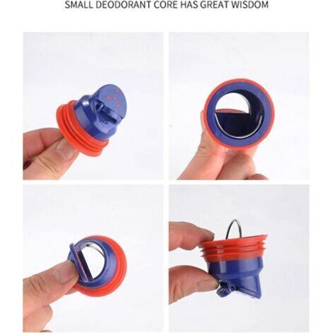 Clapet anti-refoulement pour le sol de douche, lévitation magnétique, valve vidange unidirectionnelle, bouchon rapide, baignoire, anti-odeur la cuisine 2.09x2.09inch