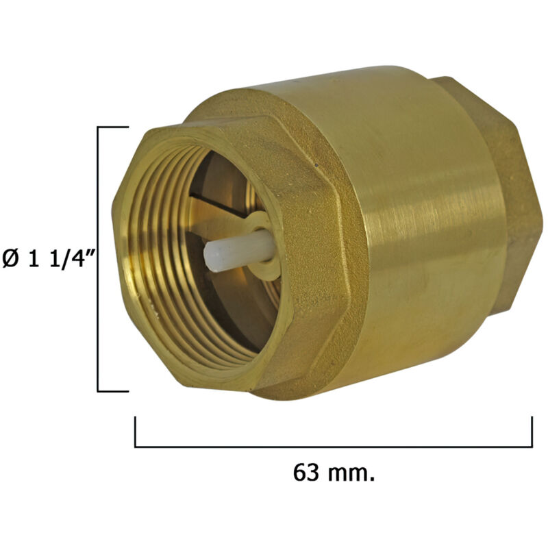 Clapet anti-retour 1 1/4"